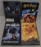 C12) 4 DVDs Movies Action XMEN 2 Harry Potter