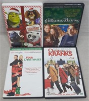 C12) 4 DVDs Movies Christmas With The Kranks