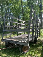 Hay Wagon 14' wood on solid running gear