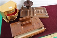 Wooden Dresser Jewel Boxes / Stands