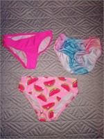 C9) little girls 4T bikini bottoms