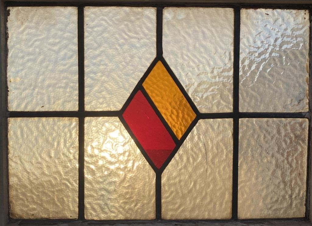 Stained Glass Diamon Window