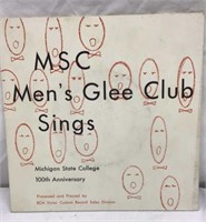 D1)  MSC MENS GLEE CLUB, 45 VINYL RECORD