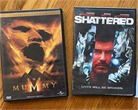 F15) Mummy and Shattered DVD’s