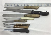 D3) ASSORTED STAINLESS STEEL KNIVES