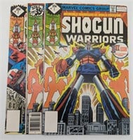 (R) Marvel Shogun comics 1,1, and 2