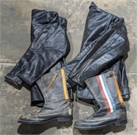 (JL) Leather jackets and boots