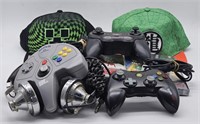 (DD) Controllers, games, hats, and more