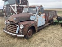 1950s Chev 1 ton Truck for parts. Not running.