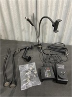 Lot Of Phone Mount Accessories & Cables