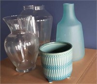 4 Asstd Vases
