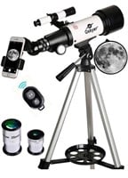 Gskyer Telescope • 70mm Aperture • 400mm