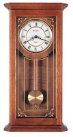Bulova C3375 Cirrus Wall Clock, 22", Oak