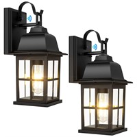 2-Pack Dusk to Dawn Outdoor Wall Lights, Exterior