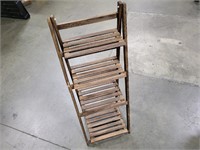 *Wooden Ladder Bookcase