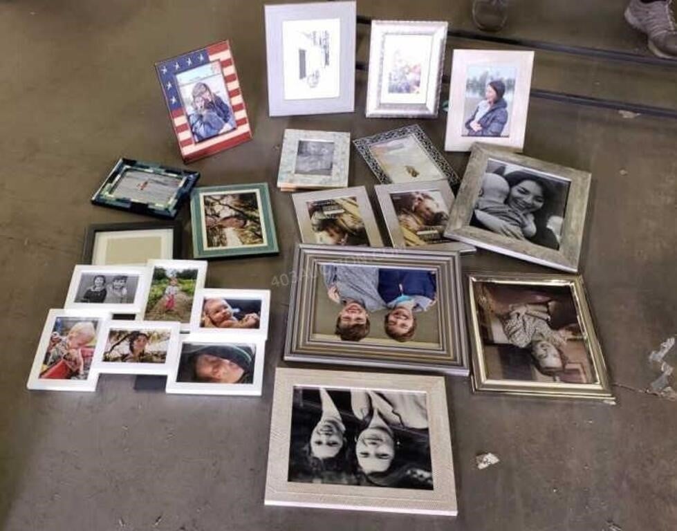 Lot of 14 Assorted Picture Frames