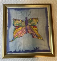 Butterfly Painting on Silk