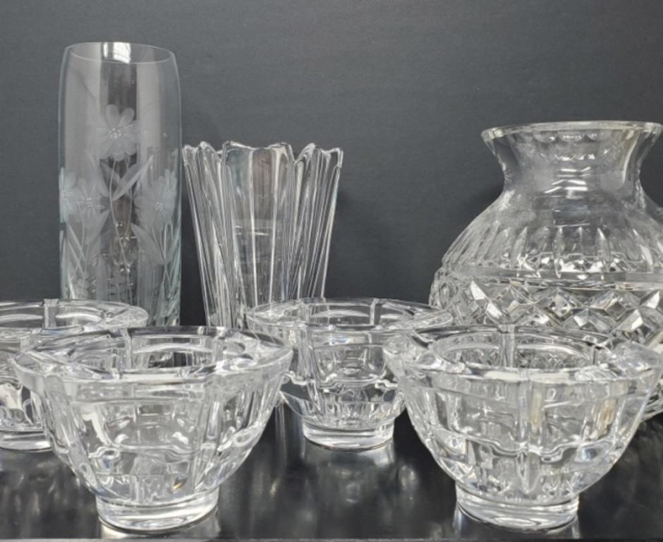 Glass Vases and Candle Holders