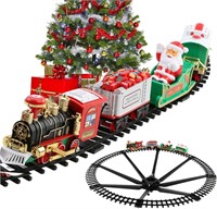 AS IS-Electric Christmas Train Set Toy
