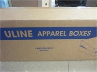 ~ NEW (100) Uline Apparel Boxes