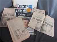 JFK Newspapers & Magazines Memorabilia