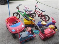 ^LPO* (8) Outdoor Kids Riding Vehicles & Play Toys
