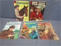 (5) Early Western Comic Books