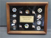 Space Shuttle Challenger Pin set