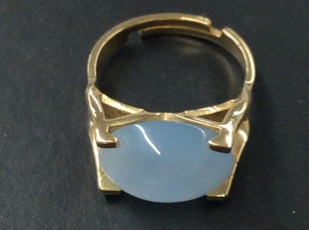 Sarah Coventry Ring, Size 6 With Adjustable