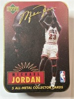 1996 UD Michael Jordan All Metal 5 Card Set!