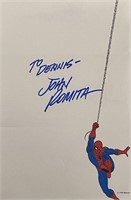 Comic book artist John Romita Sr. original signatu