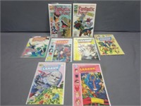 (10) Comic Books Fantastic Four - Justice League