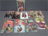 (11) Comic Books Fantastic Four - X Men - Scarlet