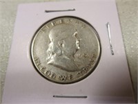 1951 Ben Franklin Half Dollar 90%