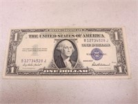 1935-F $1 Silver Certificate Blue Seal