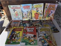 Vintage Comic Book Lot Mickey Mouse, Scrooge, Etc,