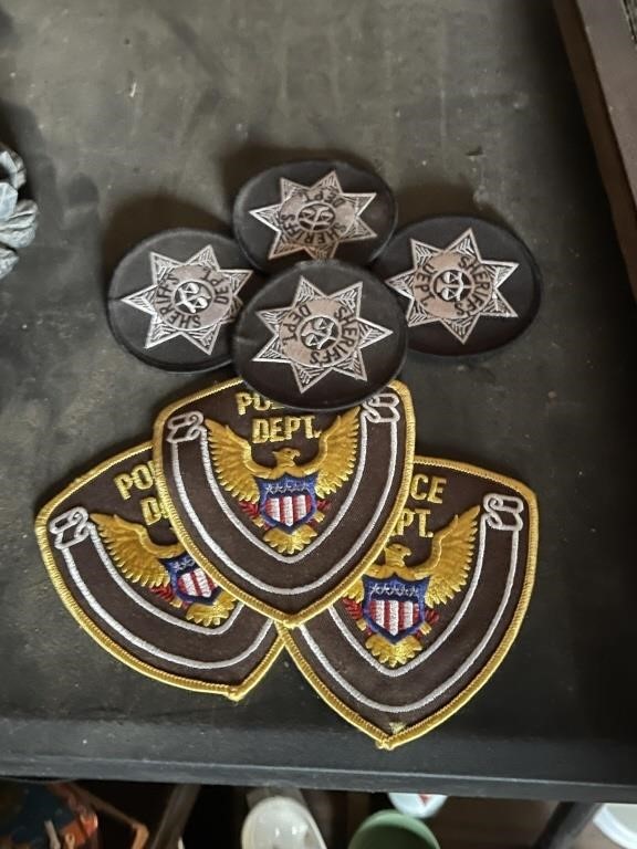 Vintage Police Patches