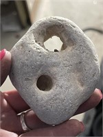 Very Cool Stone Rock with 2 Complete Holes