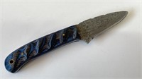 Damascus Knife w/Sheath