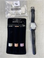 INVICTA WATCH WITH 3 WATCH STRAPS BABY LUPAH II