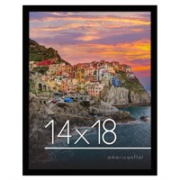 Americanflat 14x18 Picture Frame in Black -