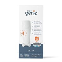 Diaper Genie Elite Diaper Pail (White) â€“ Hands