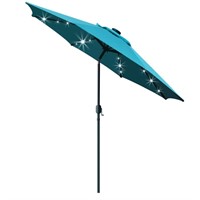 Sunnyglade 9' Solar LED Lighted Patio Umbrella