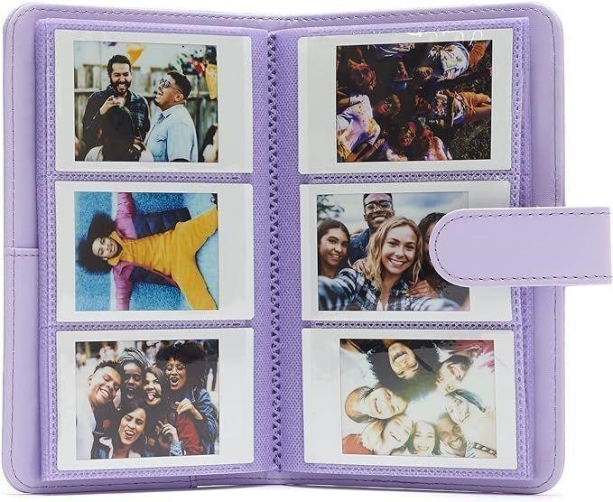 Mini Photo Album Lilac Purple