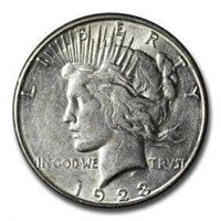 1923 Peace Dollar BU