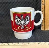 Vintage Polska - Poland Coffee Cup