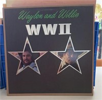 Waylon and Willie WWII LP Record Album