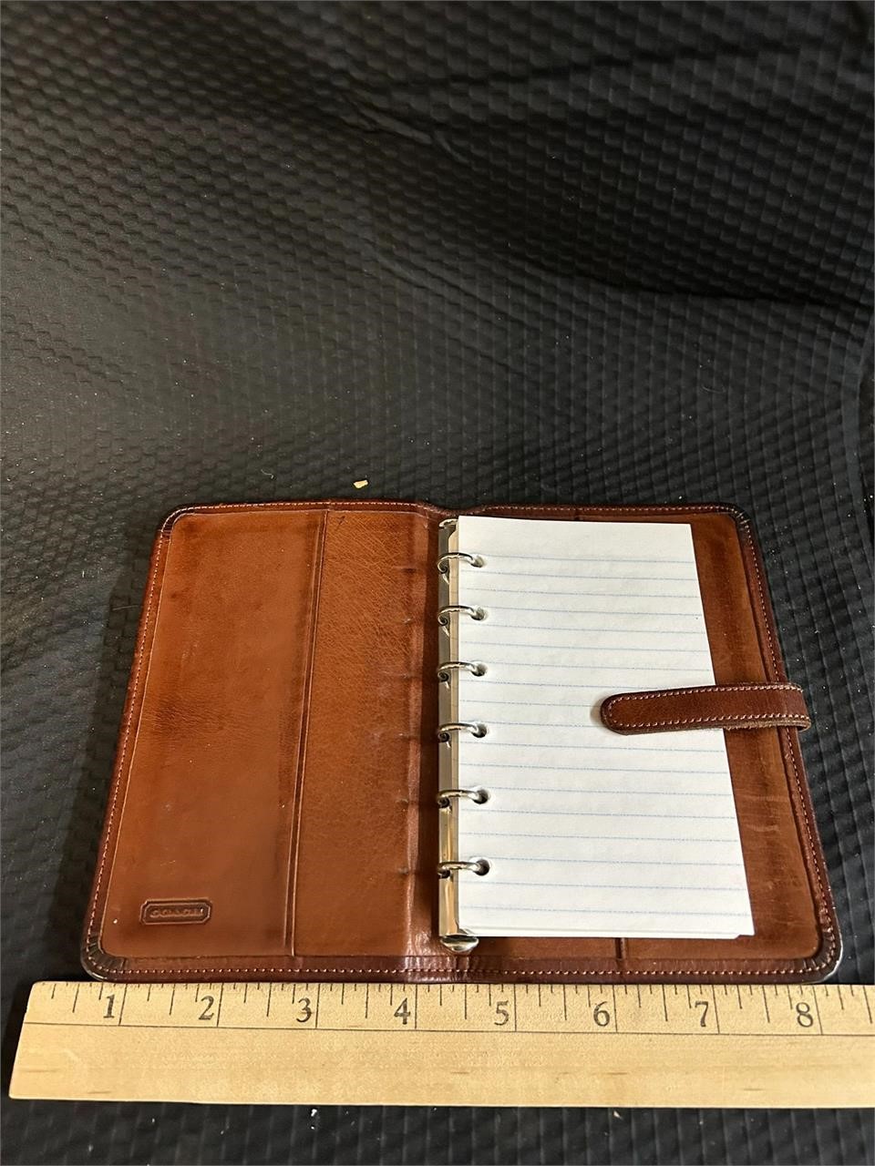 COACH - Leather Notebook