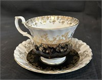 Beautiful Vintage Porcelain Cup and Saucer Set
