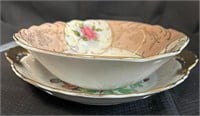 Vintage Porcelain Plate and Bowl Decor